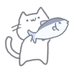 [LINEスタンプ] 普通に使いやすい猫