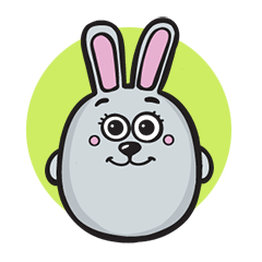 [LINEスタンプ] うさぎの話