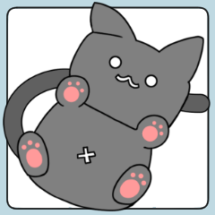 [LINEスタンプ] 四角ネコちゃん