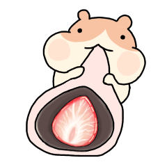 [LINEスタンプ] うさぎとハムでの日常