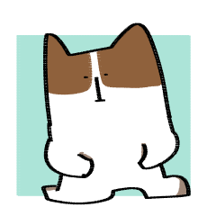 [LINEスタンプ] 勢いがあるコーギー2