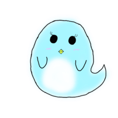 [LINEスタンプ] ペンギン柄のお化け、オバペンスタンプ