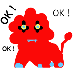 [LINEスタンプ] ライオン サラマンダー