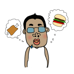 [LINEスタンプ] 使えるぽっちゃりメガネ