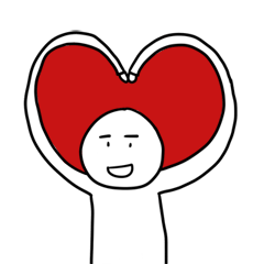 [LINEスタンプ] ハートボーイ