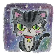 [LINEスタンプ] 愛くるしいアメショ猫とらじ