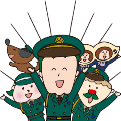 [LINEスタンプ] 第二段 警備のプロ！CSPman