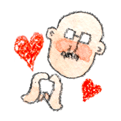 [LINEスタンプ] かわいいオジさん