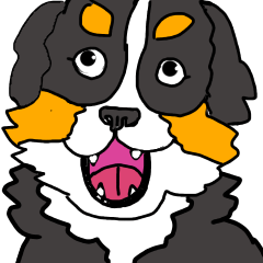 [LINEスタンプ] バーニーズのバニーくんステッカー