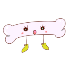 [LINEスタンプ] ほねみちゃん！