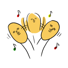 [LINEスタンプ] 力がない大豆もやし