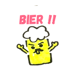 [LINEスタンプ] ドイツ語ビールさん