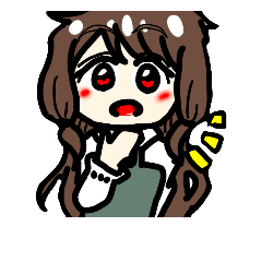 [LINEスタンプ] 創作ちゃんスタンプ 絵描き