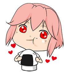 [LINEスタンプ] 亞玉ぴんくさん