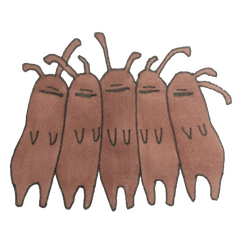 [LINEスタンプ] 密集エイリアン
