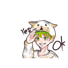 [LINEスタンプ] 着ぐるみ系男子