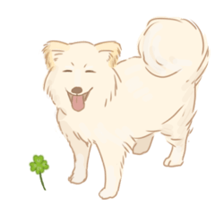 [LINEスタンプ] ほのぼの雑種の犬