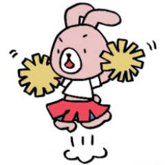 [LINEスタンプ] うさぎのひとこと