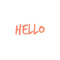 [LINEスタンプ] シンプルな英語の挨拶