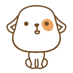 [LINEスタンプ] 子犬顔文字