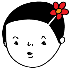 [LINEスタンプ] 彼女の名前はまりこ。