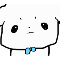 [LINEスタンプ] 顔に出るタイプの丸刈りペキニーズ