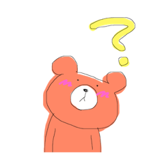[LINEスタンプ] まったり癒されくまさん
