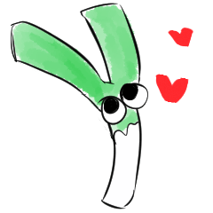 [LINEスタンプ] ねぎちゃんと一緒！