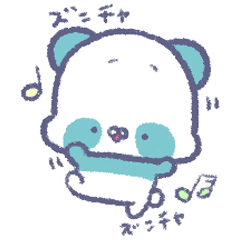 [LINEスタンプ] 気ままなぱんだ