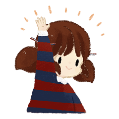 [LINEスタンプ] みどりあめ