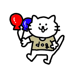 [LINEスタンプ] 平凡なねこといぬ