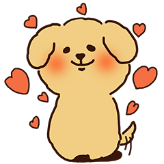 [LINEスタンプ] トイプードルのまめ