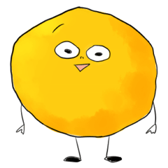 [LINEスタンプ] 黄色の脂肪