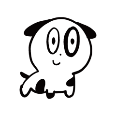 [LINEスタンプ] ぶちいぬスタンプ