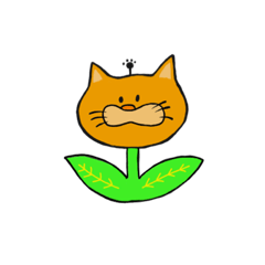 [LINEスタンプ] ねこはな君