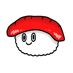 [LINEスタンプ] 寿司キャラスタンプ（南部弁）