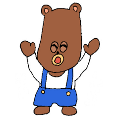 [LINEスタンプ] ベアぽん