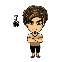 [LINEスタンプ] アスリートKENJI【日常会話編】