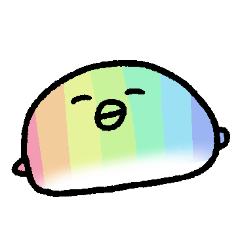 [LINEスタンプ] カラフルなフグ～カラフグ～