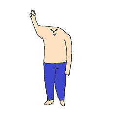[LINEスタンプ] 首がナイちゃん
