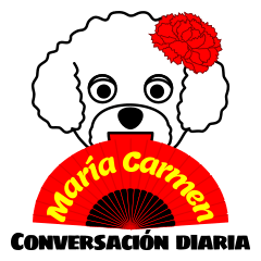 [LINEスタンプ] MaríaCarmenが使うスペイン語の日常会話の画像（メイン）