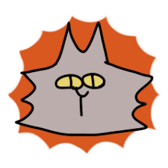 [LINEスタンプ] ブサイクな猫