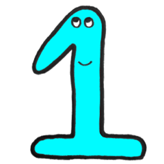 [LINEスタンプ] カラフル数字スタンプ