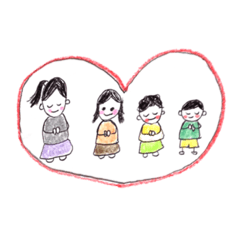 [LINEスタンプ] 子だくさん