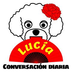 [LINEスタンプ] Lucíaが使うスペイン語の日常会話
