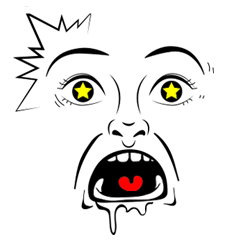 [LINEスタンプ] 感情 表現 顔