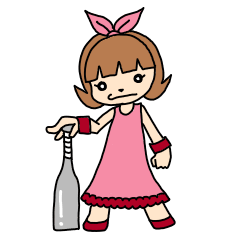 [LINEスタンプ] ケツバットちゃん