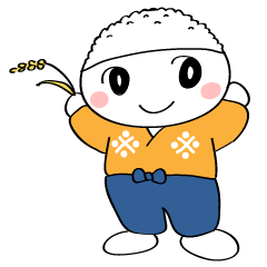 [LINEスタンプ] 山口商店のお米くん