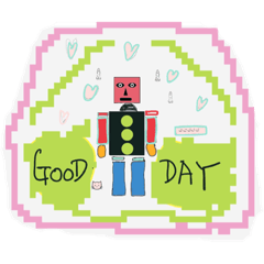 [LINEスタンプ] 楽しいRobert