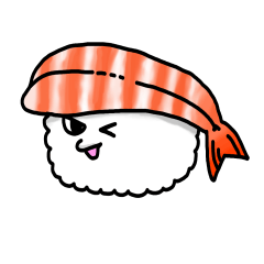 [LINEスタンプ] 寿司キャラスタンプ（標準語）